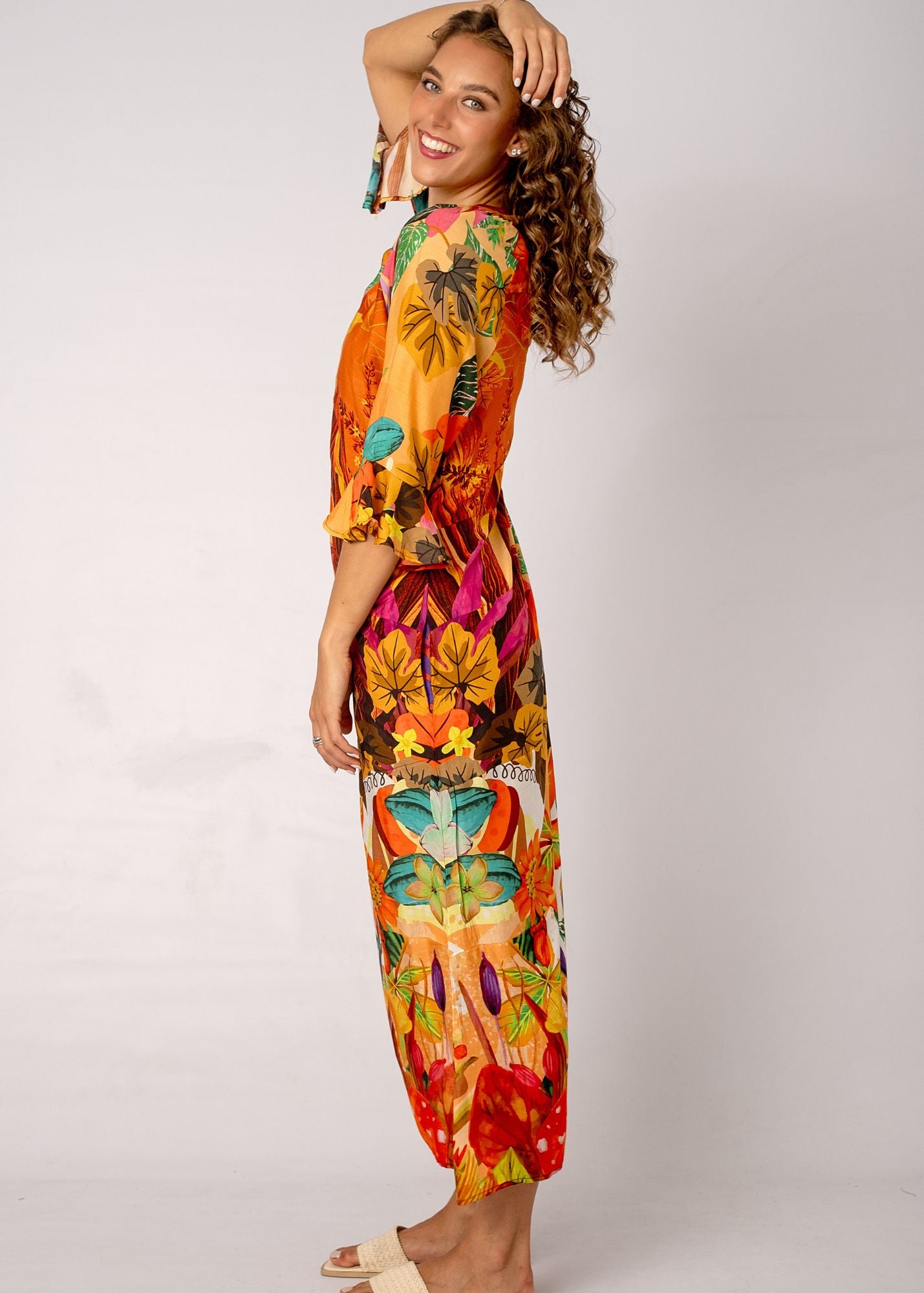 Jubilee Dress in Forest Floor