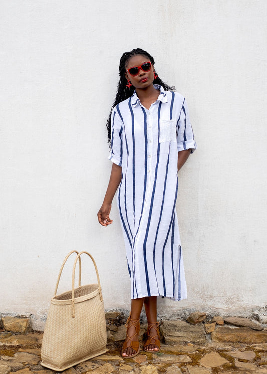 Cara Cara Dress In Bianca