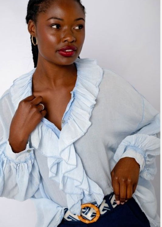 Duchess Top in Blue