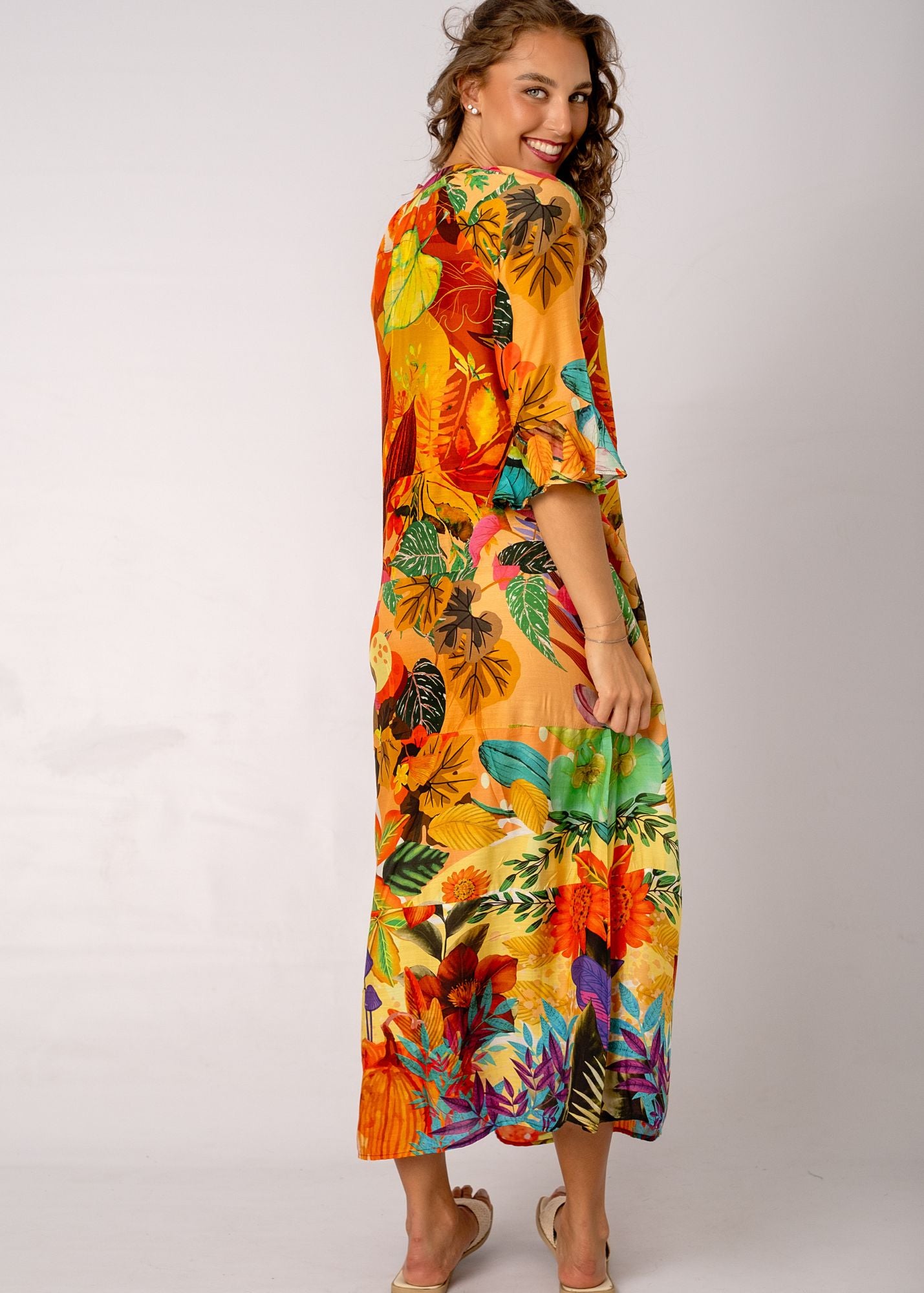 Jubilee Dress in Forest Floor