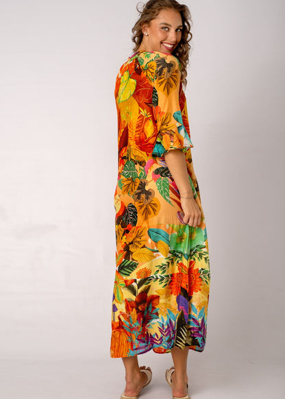 Jubilee Dress in Forest Floor