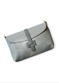 Capri Leather Crossbody Bag – Grey