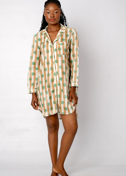 Long Sleeve Sleepshirt Dotty Daydreams