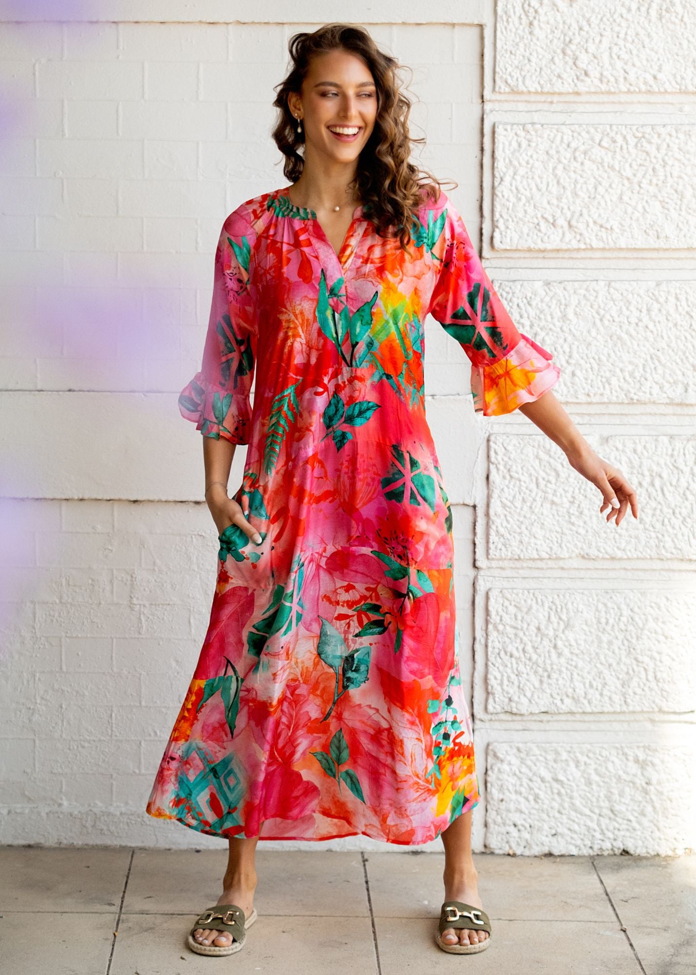 Jubilee Dress in Fern Blush