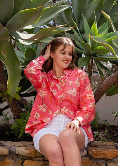 Button down blouse in