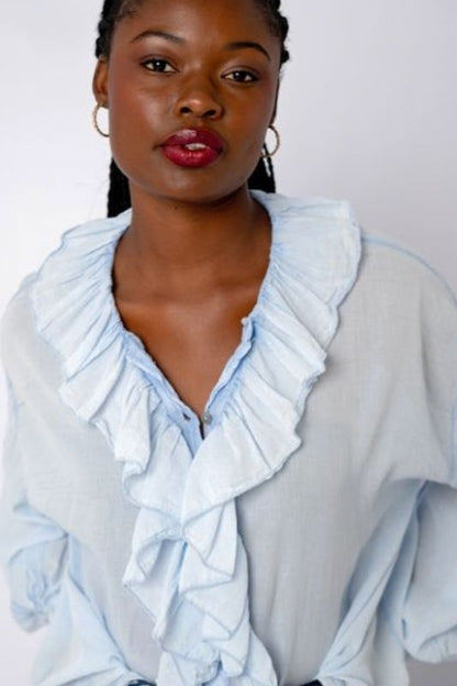 Duchess Top in Blue