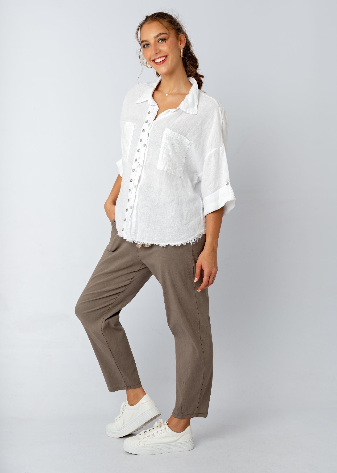 The Bling Blouse in Star White