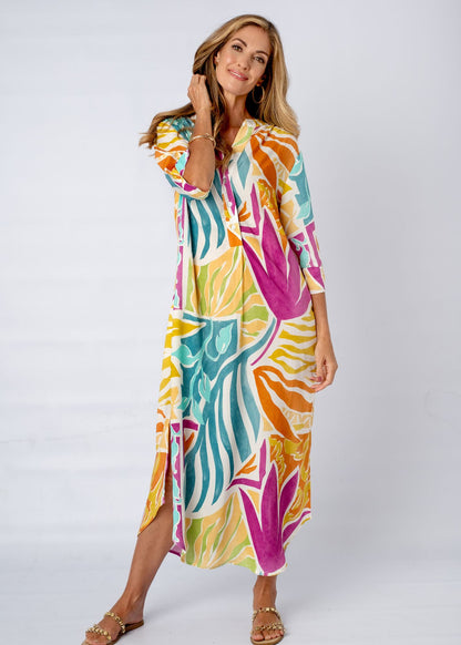 Fergie Cuffed Sleeve  Dress,  Shoreline