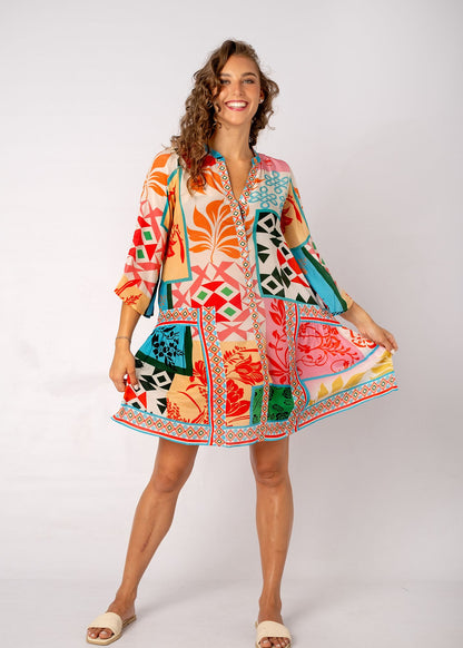 Amalfi Dress in Summer Shapes