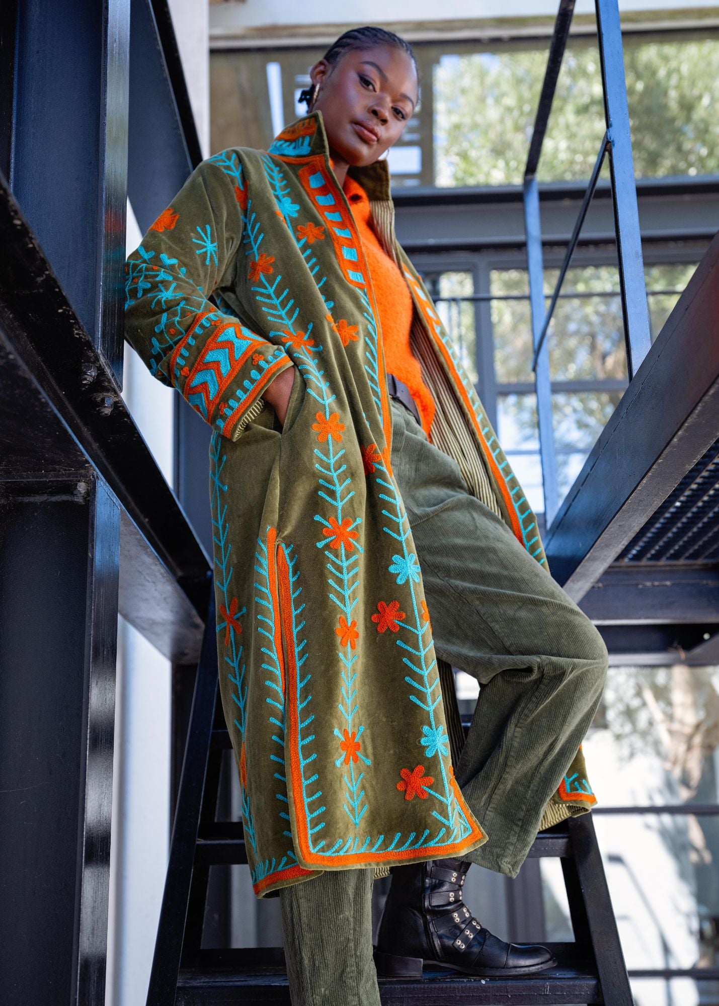 Urban Jacket in Peacock Saffron