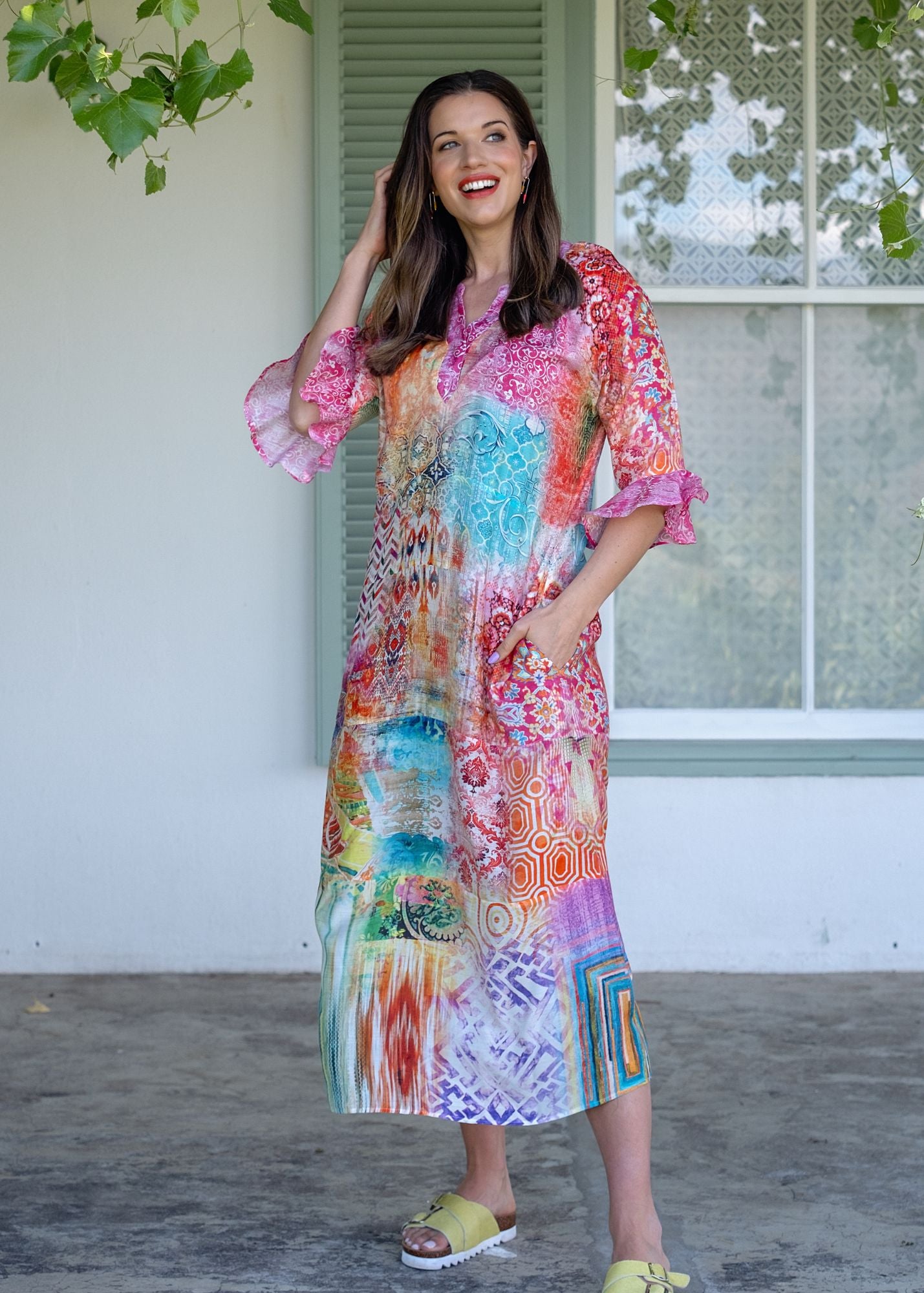 Jubilee Dress in Pink Fantasy