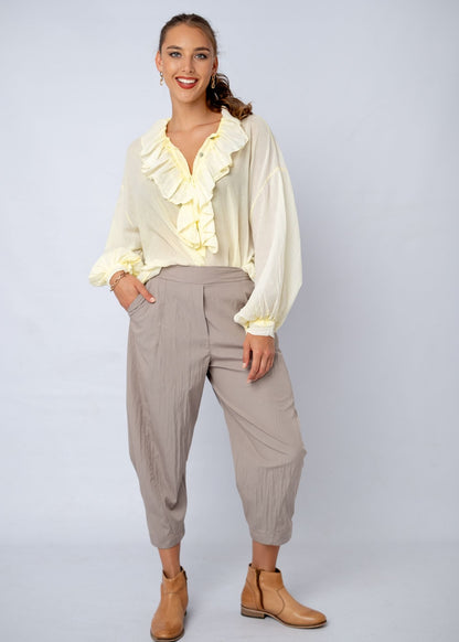 Duchess Top in Soft Yellow