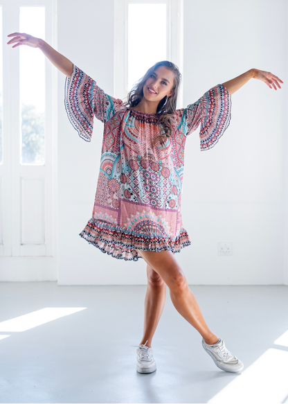 Blossom Dress in Dusty Rose
