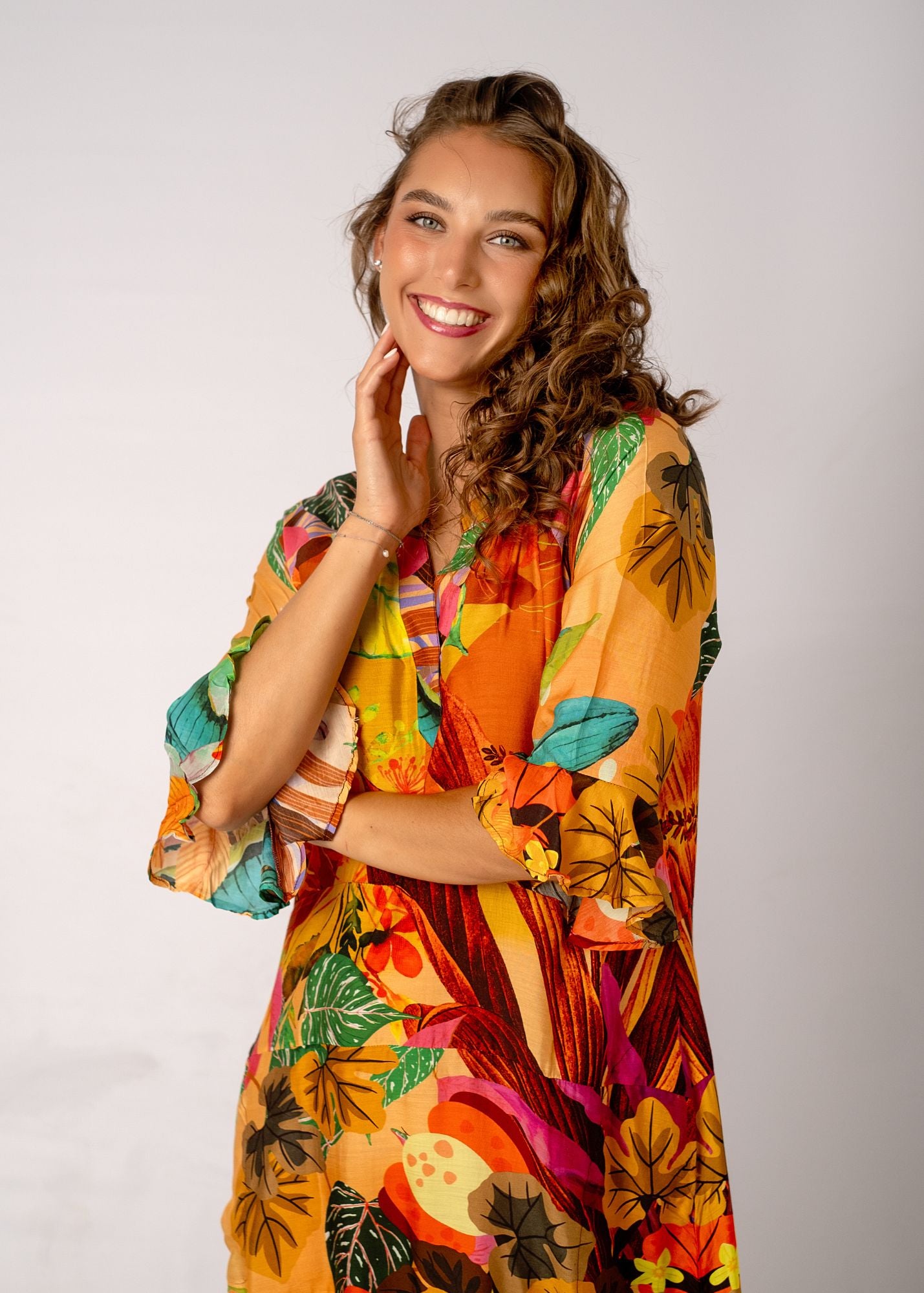 Jubilee Dress in Forest Floor