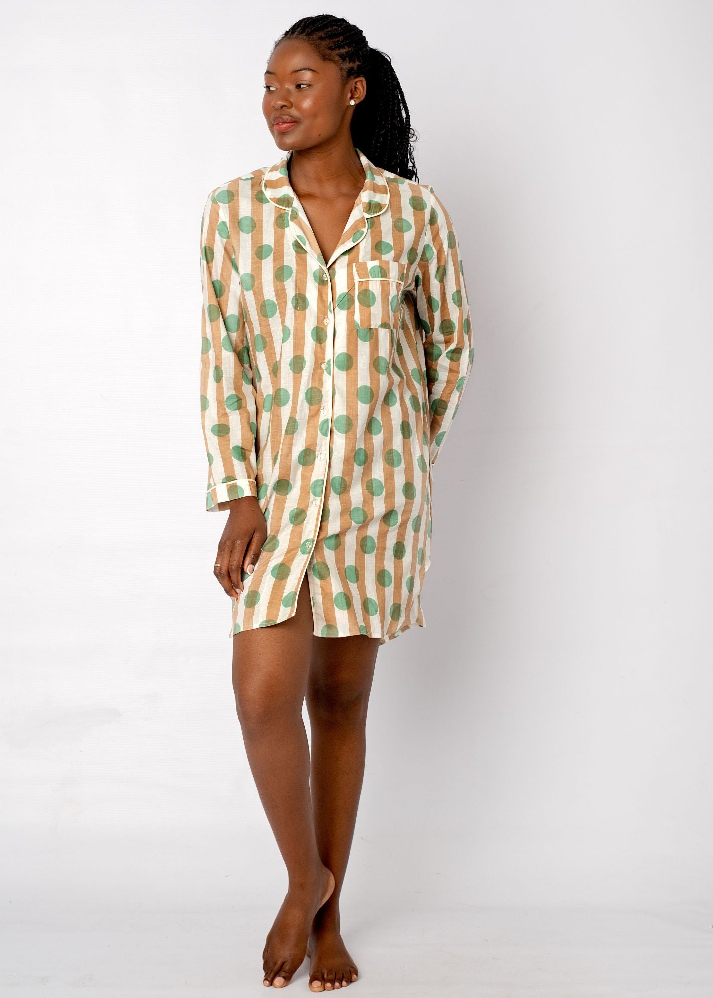 Long Sleeve Sleepshirt Dotty Daydreams
