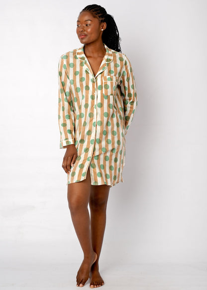 Long Sleeve Sleepshirt Dotty Daydreams