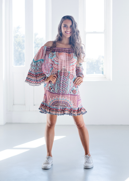 Blossom Dress in Dusty Rose