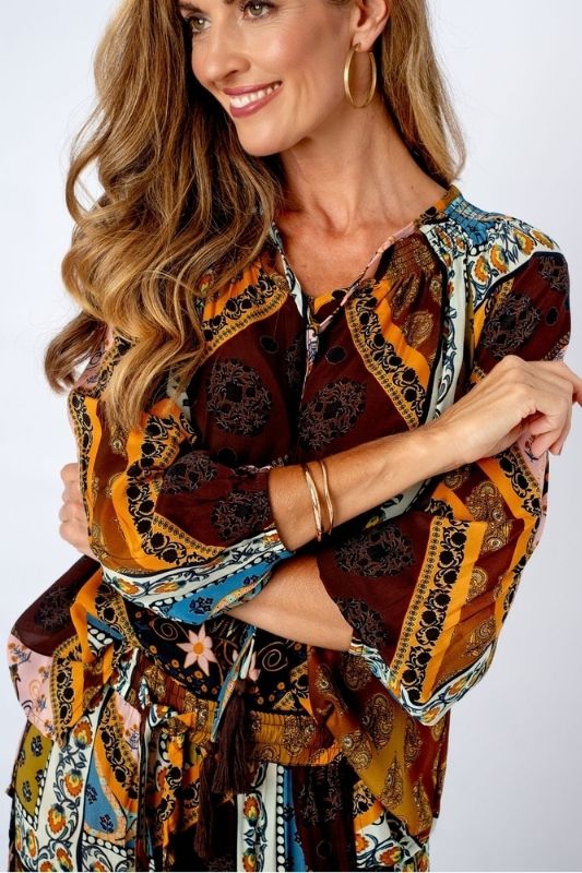 Zyra Blouse in Marrakesh