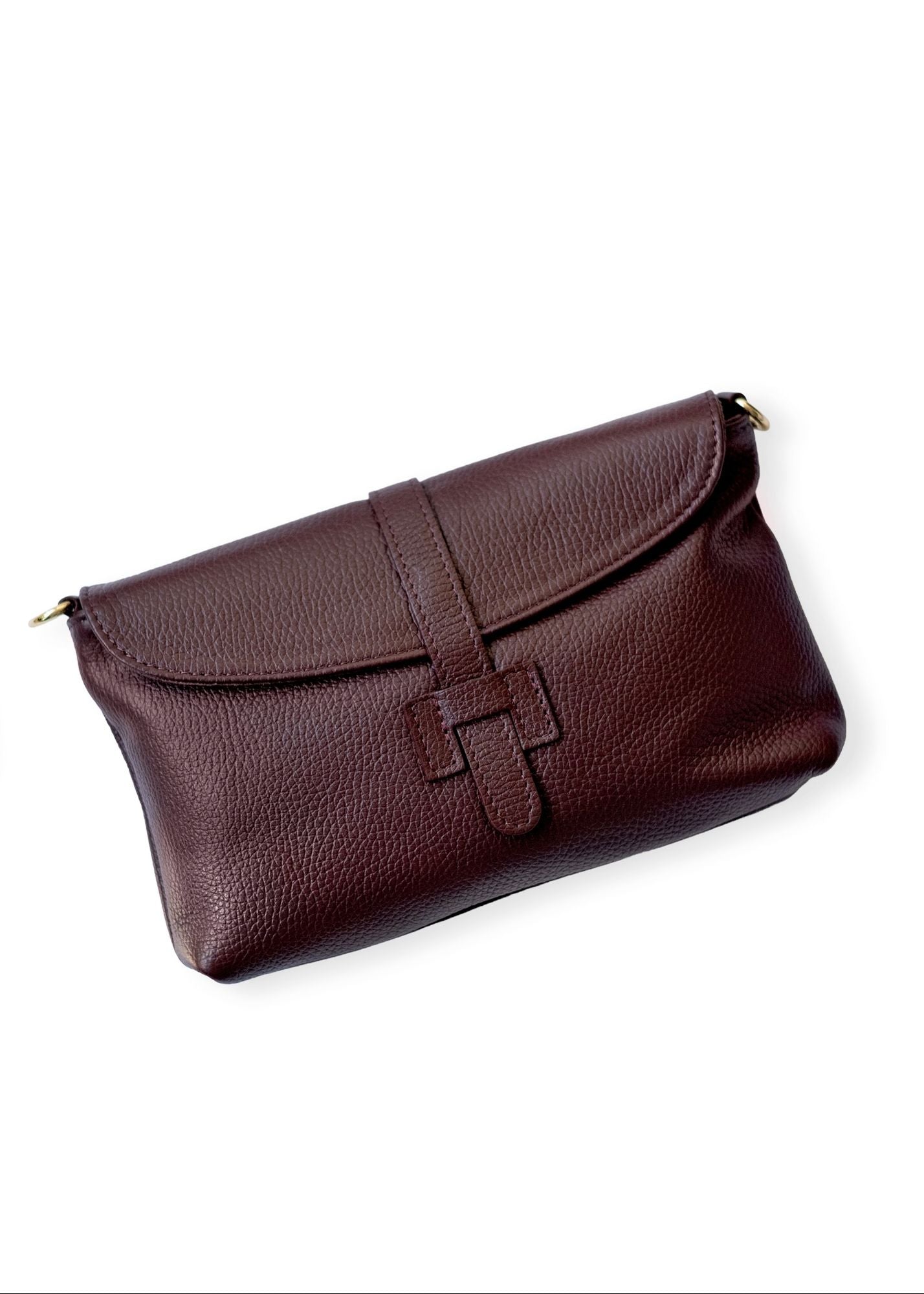 Capri Leather Crossbody Bag – Bordeaux
