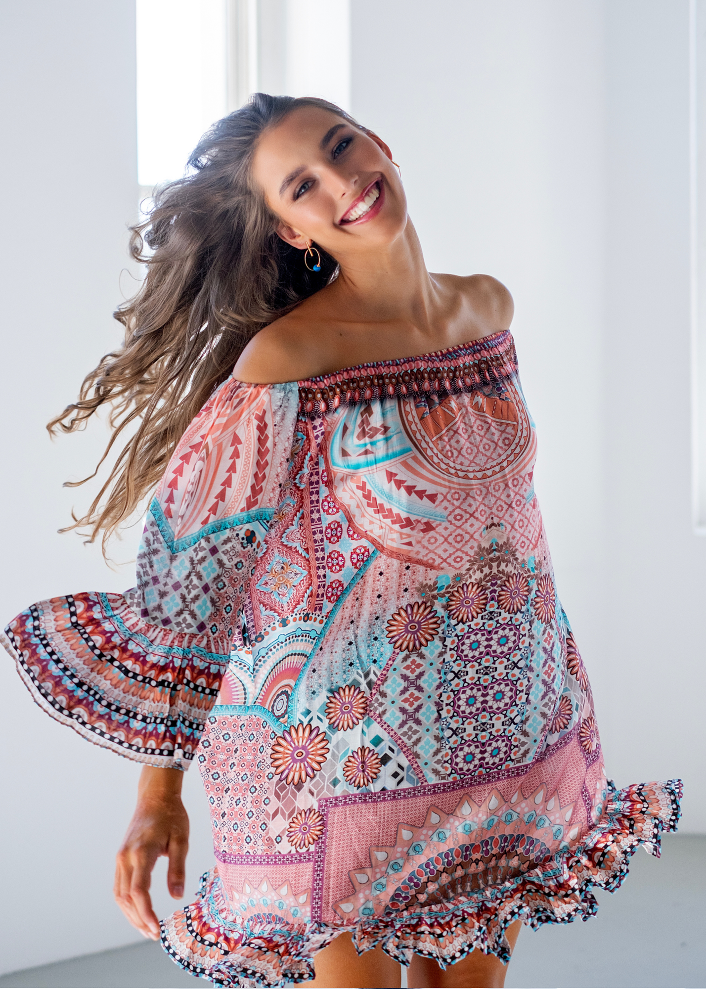 Blossom Dress in Dusty Rose
