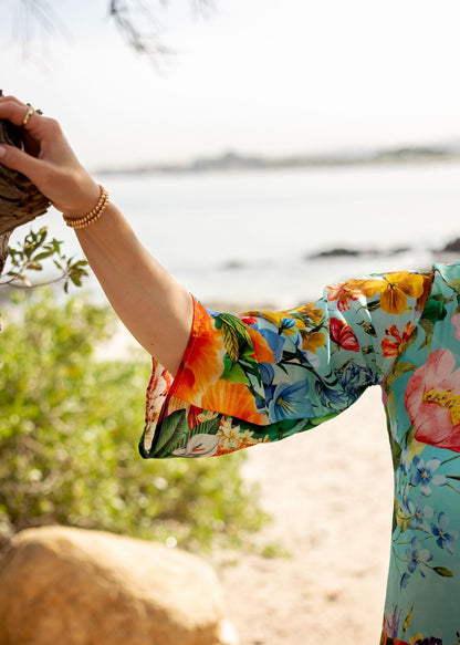 Amalfi Dress in Tropical Serenade