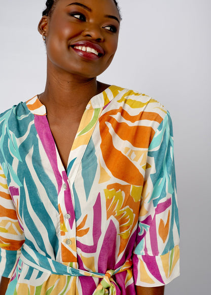 Fergie Cuffed Sleeve  Dress,  Shoreline