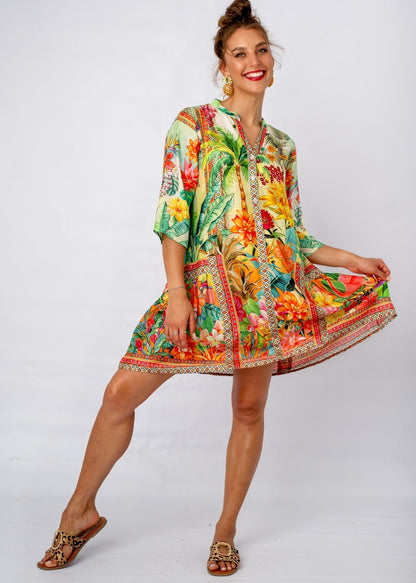 Amalfi Dress in Tropical Island