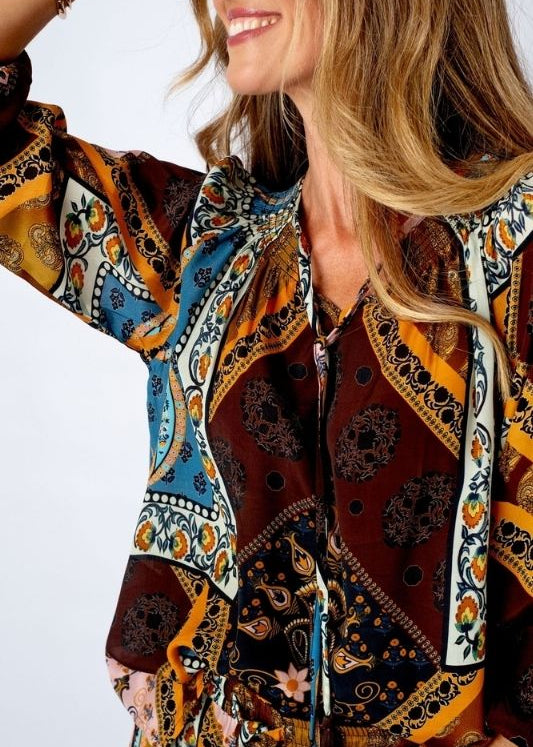 Zyra Blouse in Marrakesh