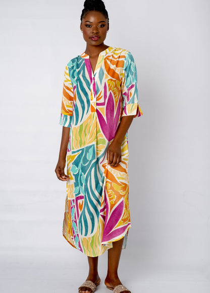 Fergie Cuffed Sleeve  Dress,  Shoreline