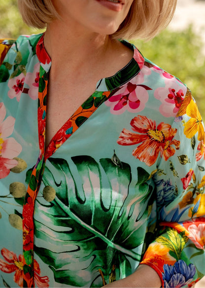 Amalfi Dress in Tropical Serenade