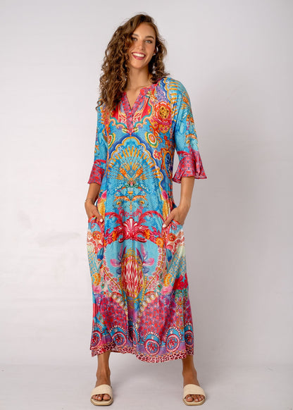 Jubilee Dress in Jungle Jewel