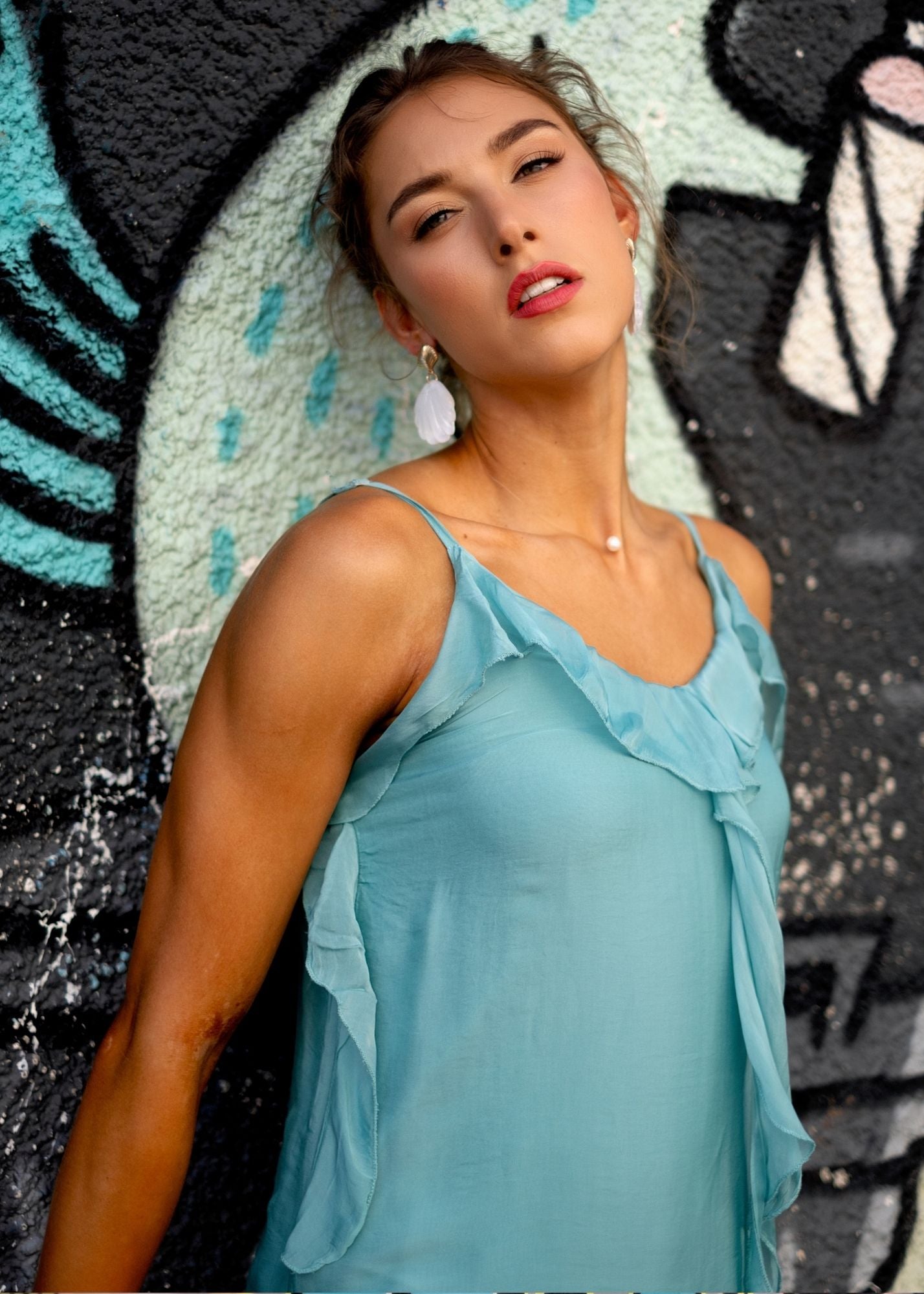 Bella Luna Dress — Seagreen Teal