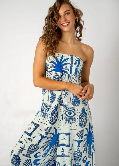 Carmen Playsuit – Greek Islands
