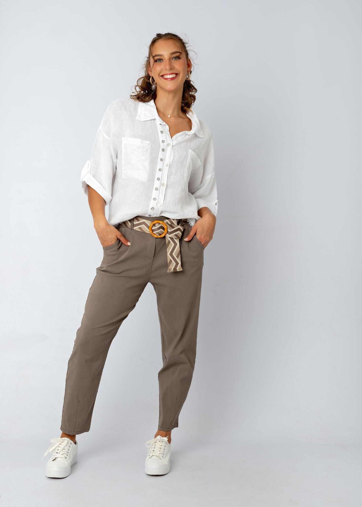 The Bling Blouse in Star White