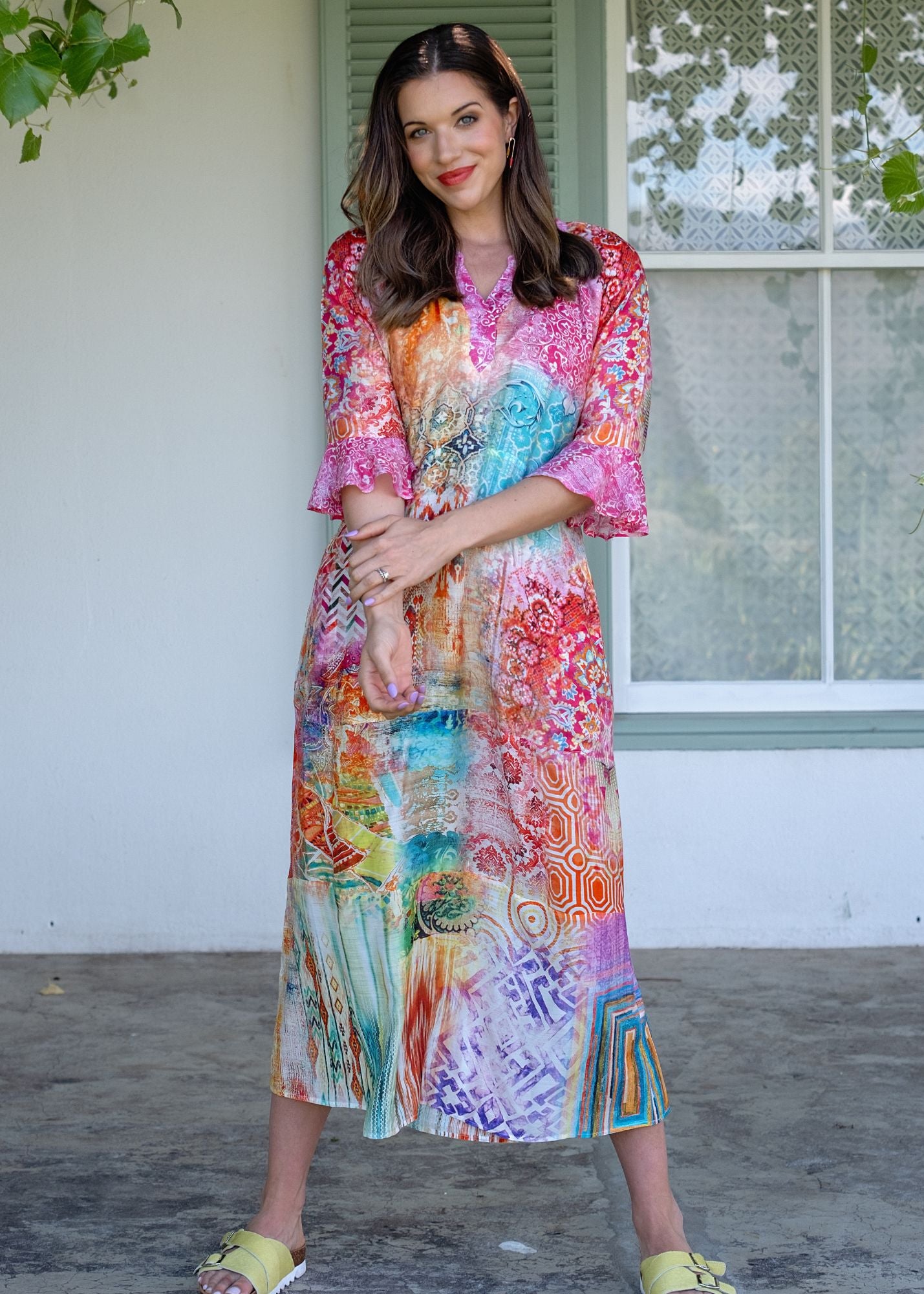 Jubilee Dress in Pink Fantasy