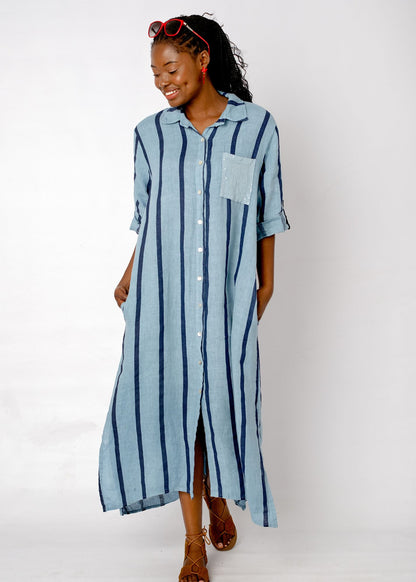 Cara Cara Dress In Azzura