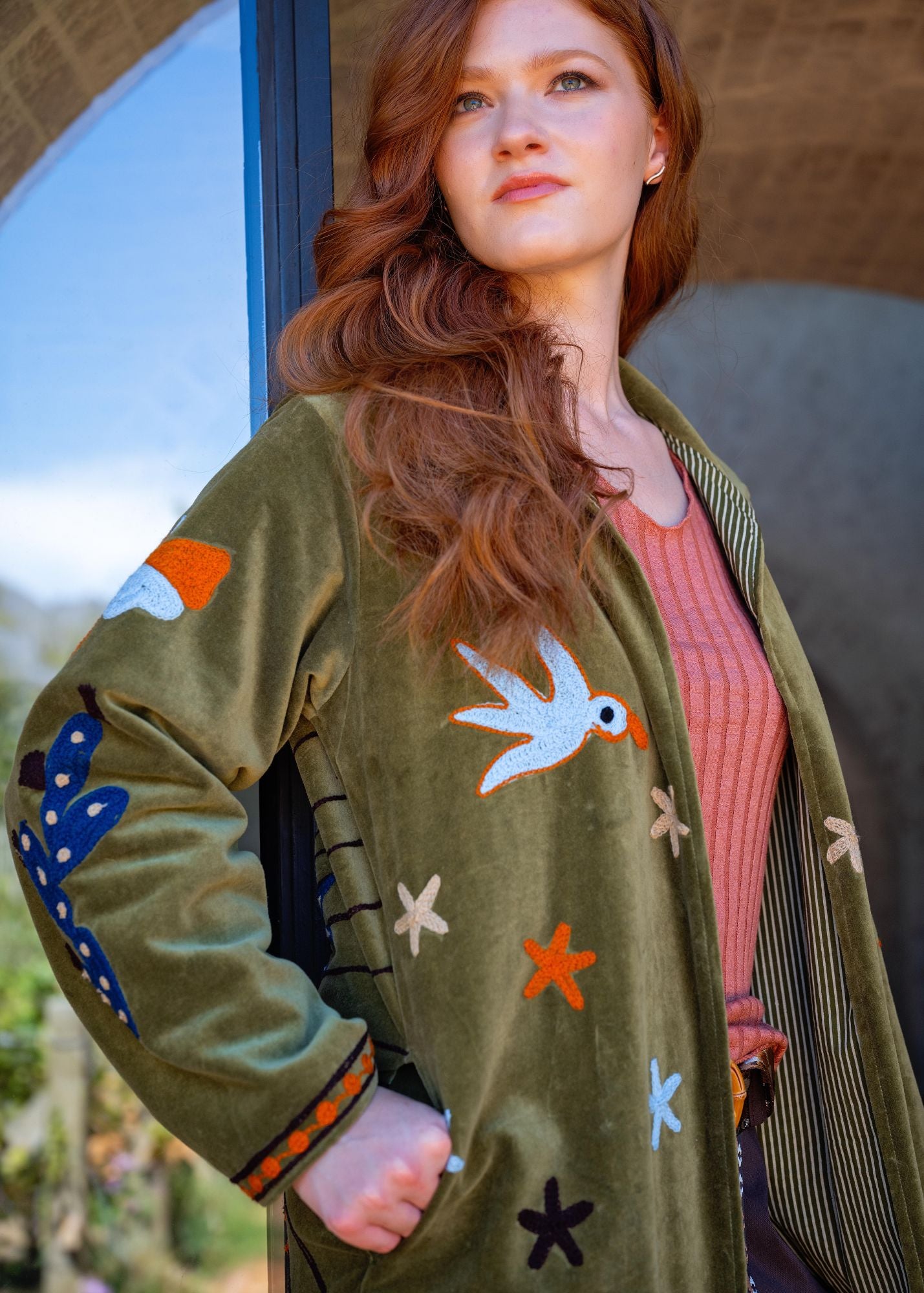 The Love Jacket in Green Peace (Long)