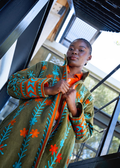 Urban Jacket in Peacock Saffron