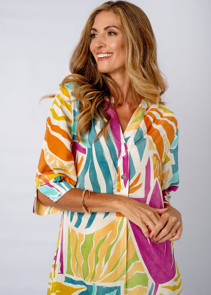 Fergie Cuffed Sleeve  Dress,  Shoreline