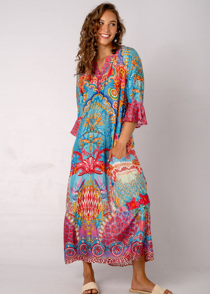 Jubilee Dress in Jungle Jewel