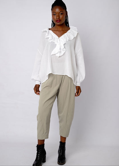 Duchess Top in White