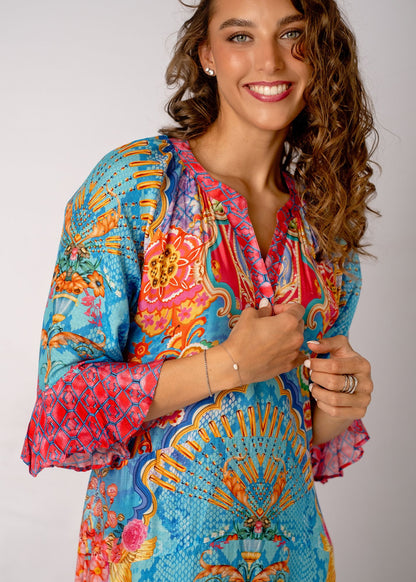 Jubilee Dress in Jungle Jewel