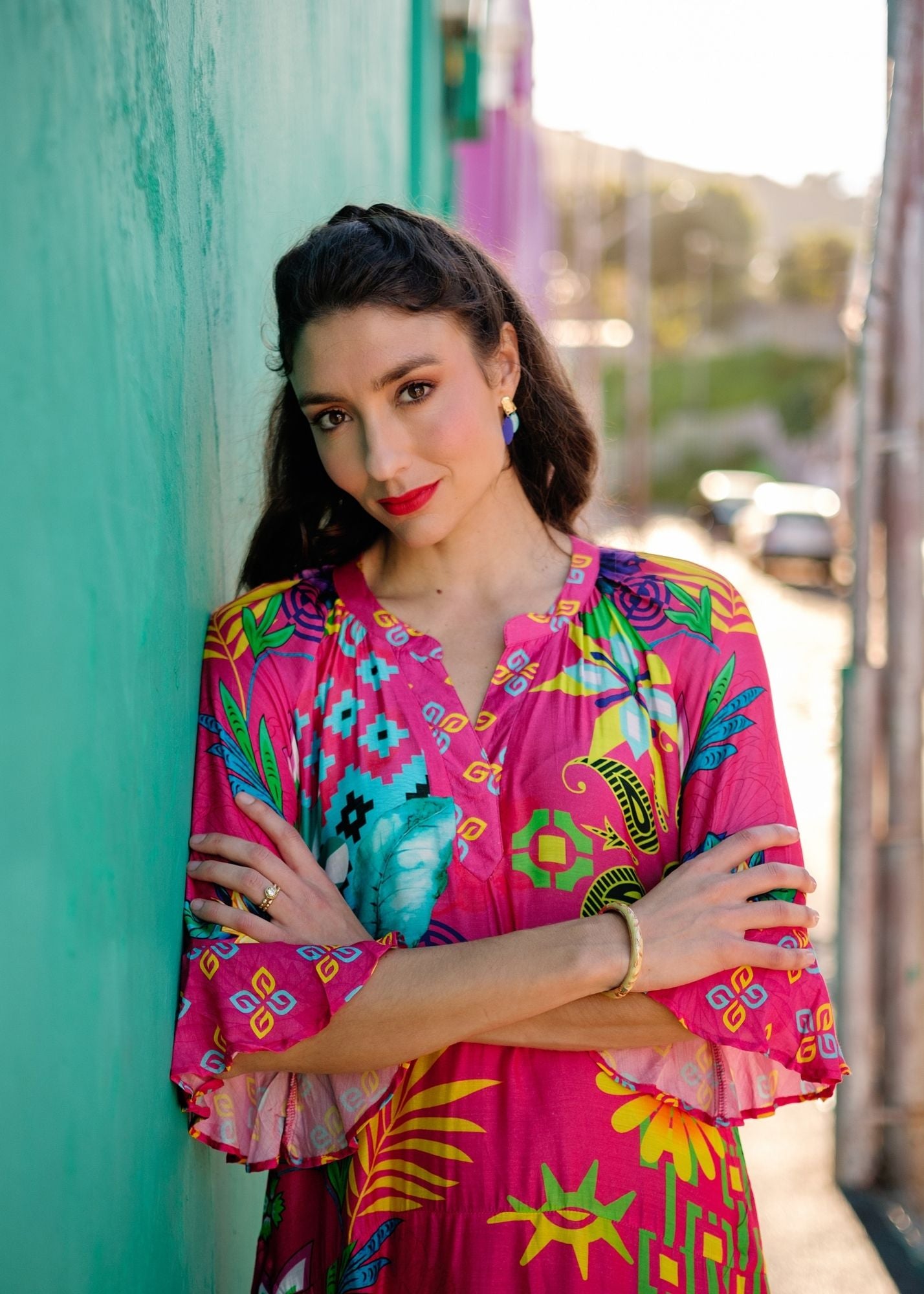 Jubilee Dress in Dragonfruit Dream