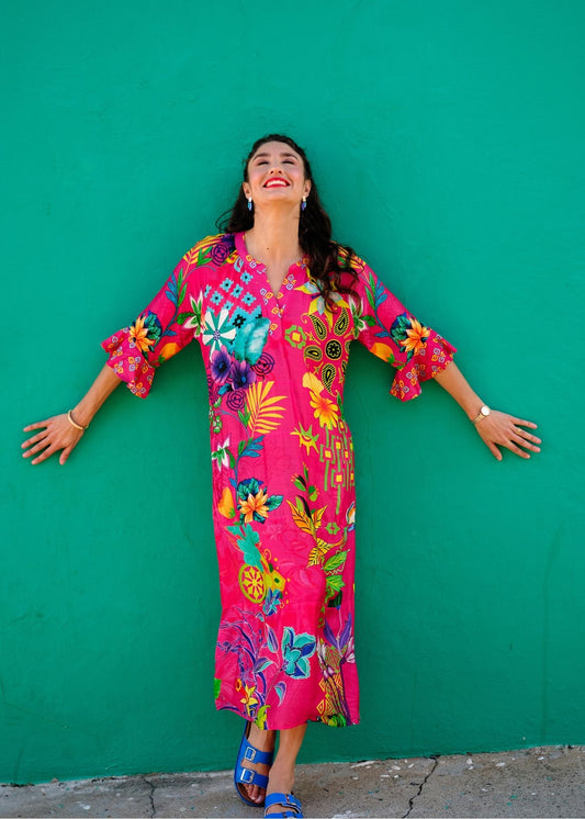 Jubilee Dress in Dragonfruit Dream