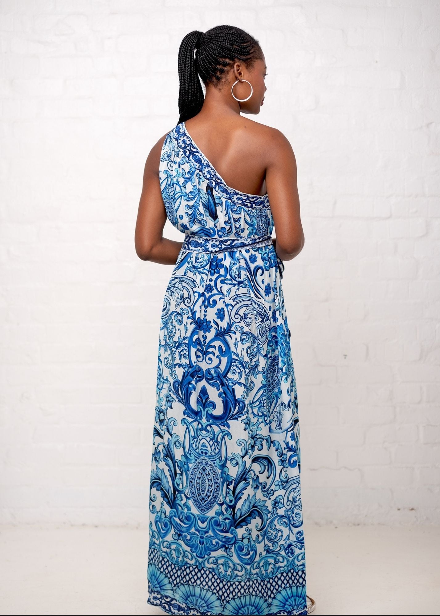 Roman Dress, in Blue Delft