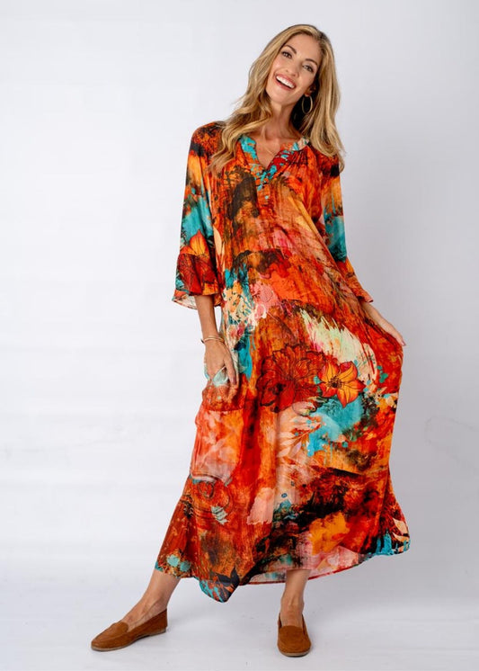 Jubilee Dress in Pimento