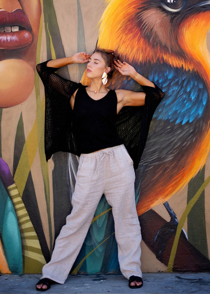 La Vita Linen Pants – Stone