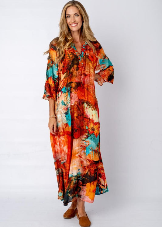 Jubilee Dress in Pimento