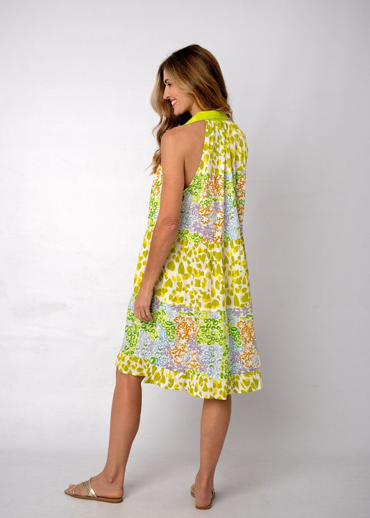 Ivy Dress in Green Jungle