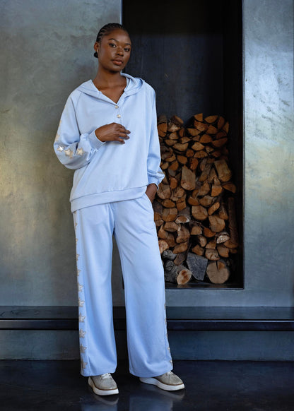 Starlight Lounge Set in Soft Sky Blue